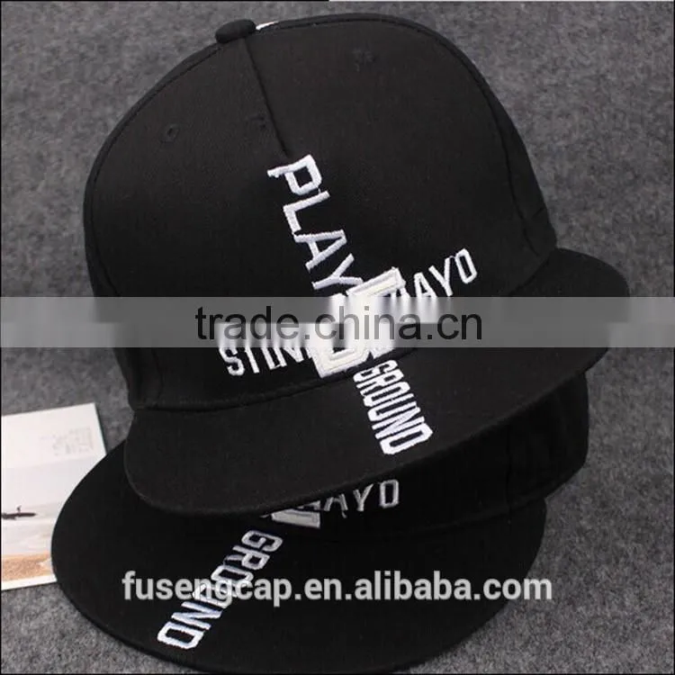 Cheap Plain Two Tone Snapback Cap Oem Flat Brim Snapback 3d Custom Embroidery
