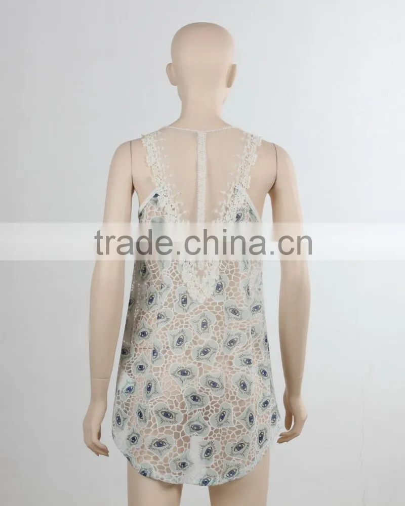 F5S15369 Sexy Women Long Tank Top