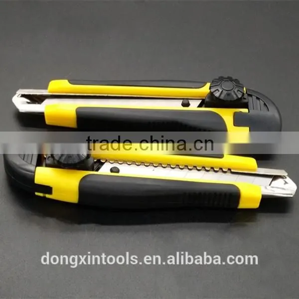 18mm SK5 Blade Rubber Covered Utility Knife with One pc Blade