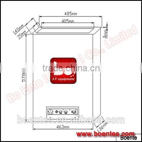 Motorized LCD Lift Type Monitor Electric Lift for Conference Room Interior Design