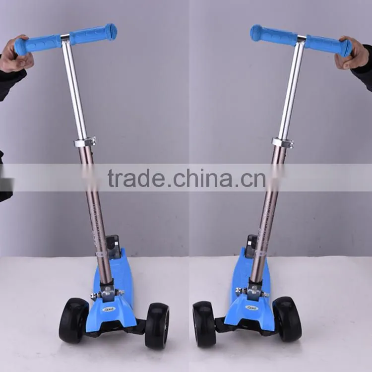 New year gift 3 big PU wheel foldable CE EN71maxi micro wholesale kids kick scooter fairing