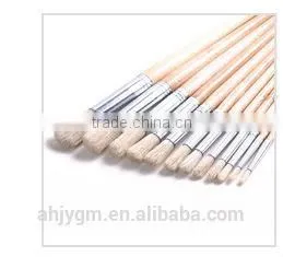 White Box &Packing Wooden Handle Bristle Artist Brush/oil painting brush.