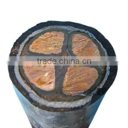 Single core power cable, copper or aluminium conductor, XLPE insulated amoured cable/N2XCY, NA2XCY cable