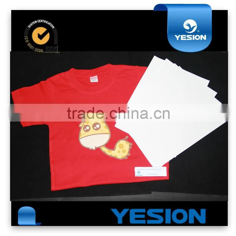 Yesion A3 Dark T-shirt No Cut Laser Transfer Paper/ Self Weeding Transfer Paper For OKI Printer
