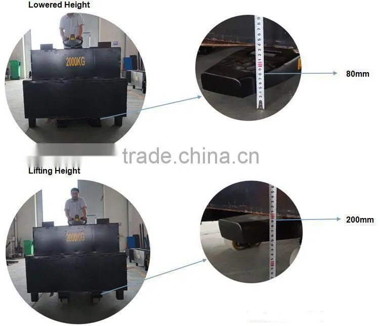3 ton Electric Motor Lift Drive Actuation electric pallet truck