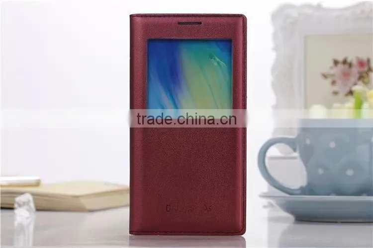 For Samsung Galaxy A5 Case, 2015 Newest With View Window Flip Leather Case for Samsung Galaxy A5/A5000