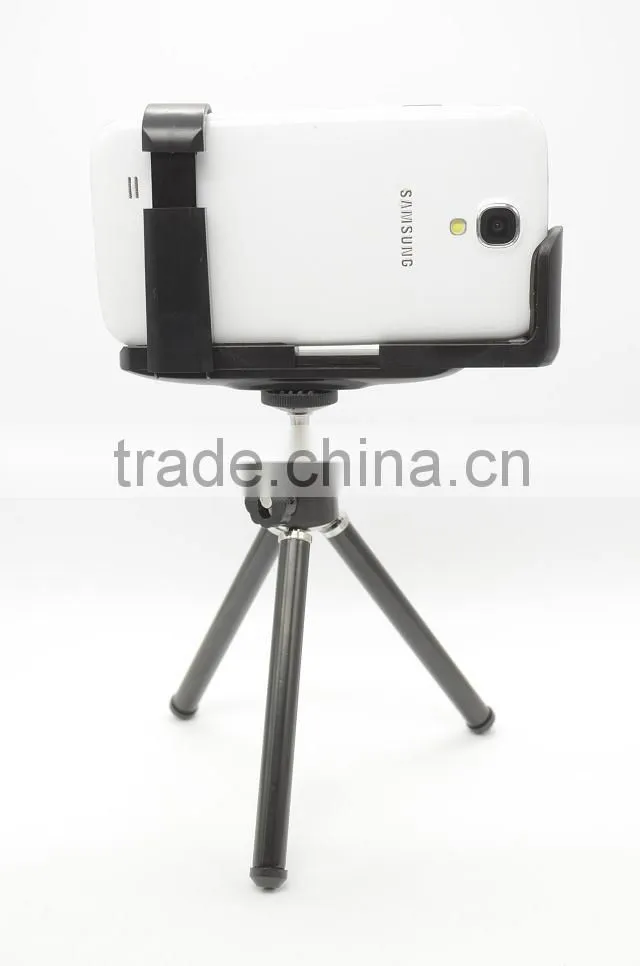 Carry-home Universal Mounting Phone Tripod for Phone and Camera with Metal Holder