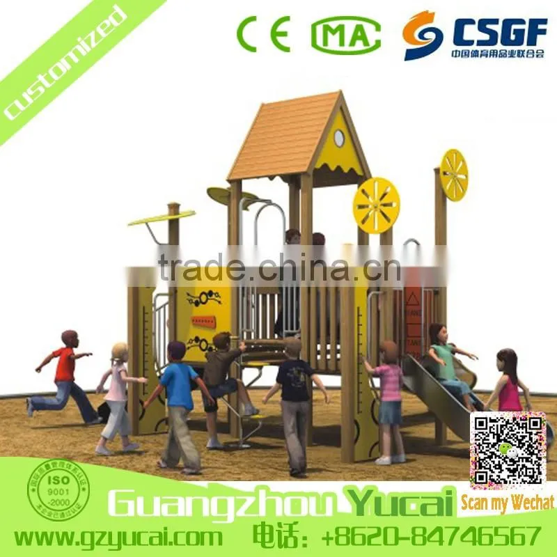 used children slides outdoor gym kids playground equipment for sale