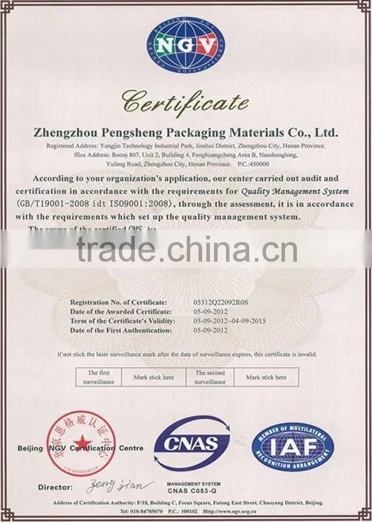 26mirco BOPP holographic thermal laminating film for printing and packing ,making your goods more stand out