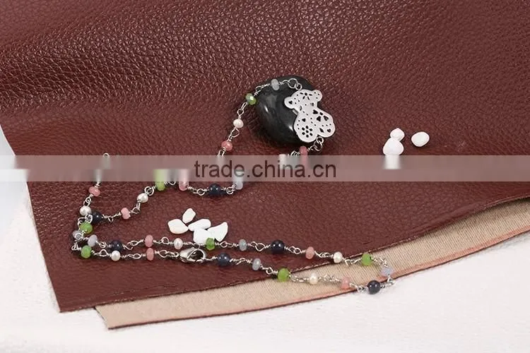 jewelry in silver bear chain latest design beads necklace