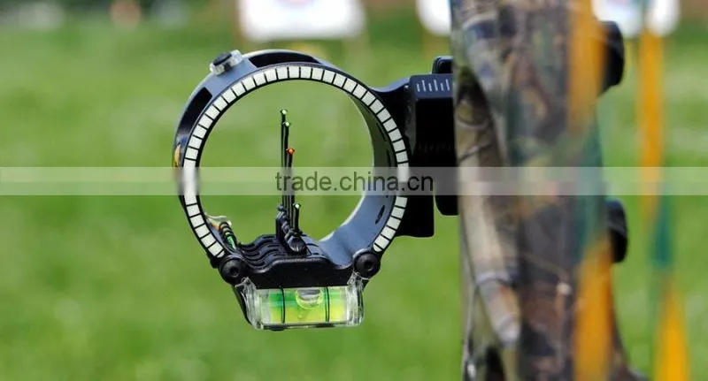 Outdoor sport hunting compound bow sight for archery
