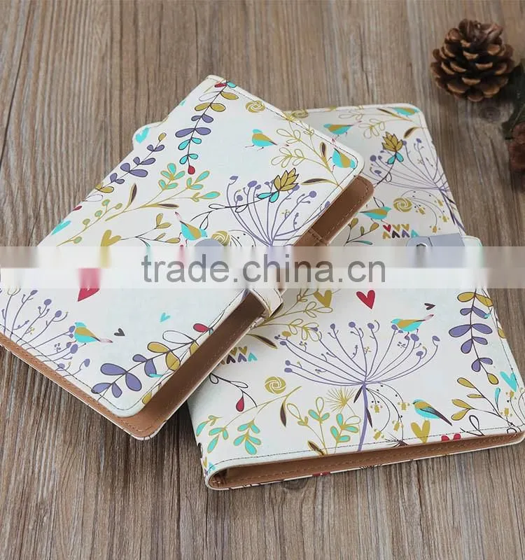 Plaro factory direct sale diary notebook with pen attached