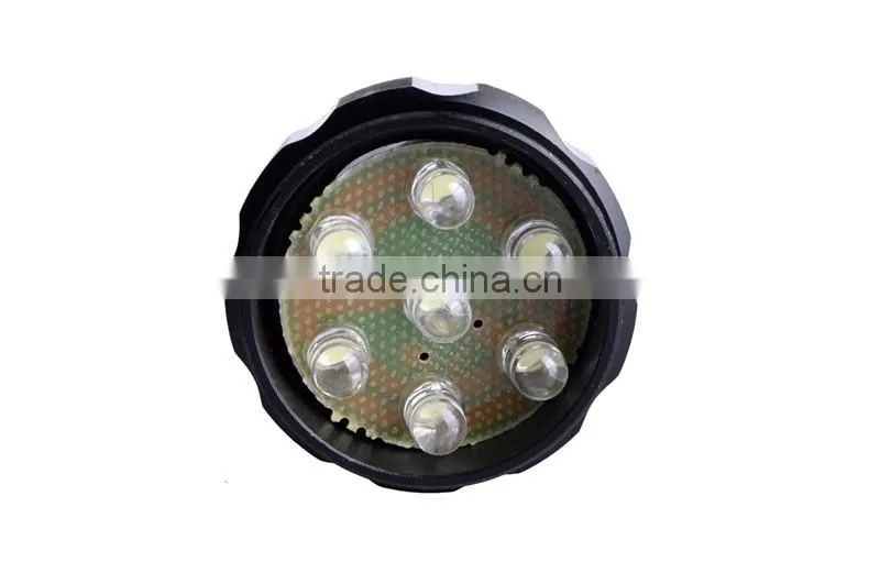 rechargeable multifunction flashlight solar led flashlight