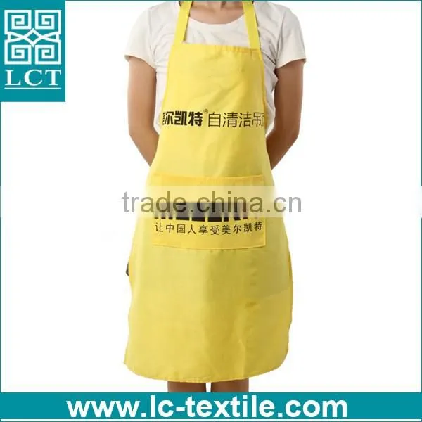 65%polyetser/35%cotton cheap advertising kitchen bib wholesale apron