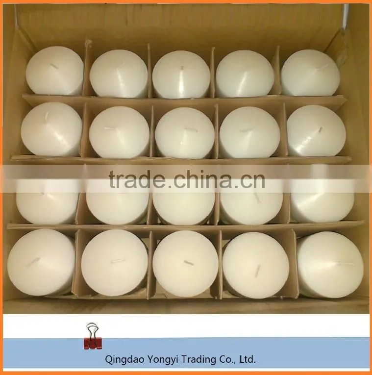 cheap white pillar candles(unscented) decorative candles