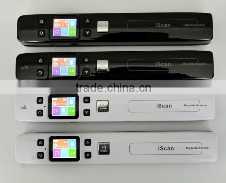 1050DPI Wireless WiFi Portable Digital Scanner with Handyscan Document Photo Receipts Books Double JPG / PDF Format TF Card