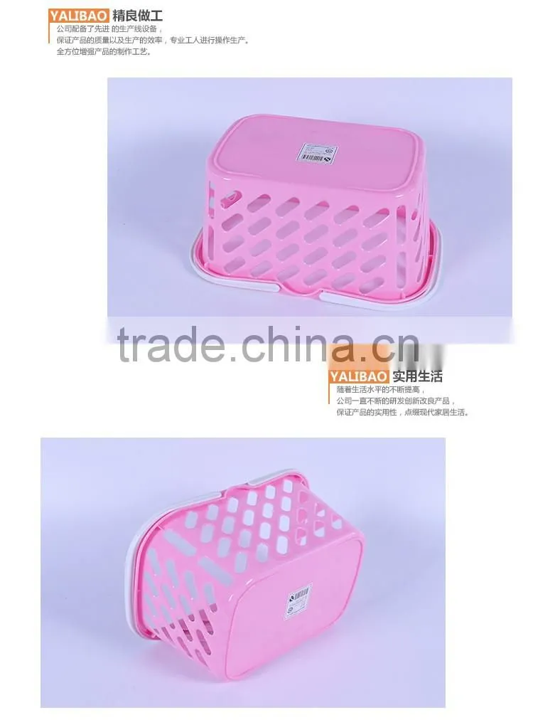 Hot Selling Cheap Plastic Shopping Basket With Handle
