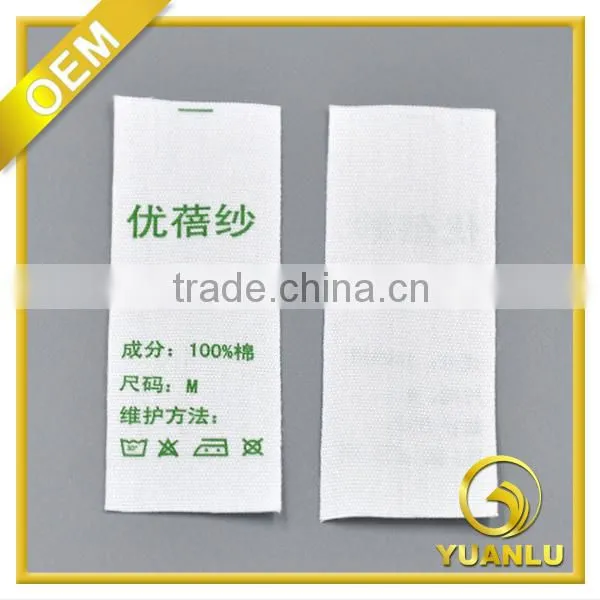 white 100 cotton washing instructions care labels