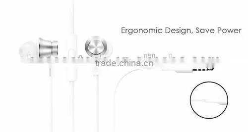 Original Xiaomi Piston In-Ear Stereo Earphone with Mic Earbud Earphones Headset for Redmi Smartphone Basic Edition