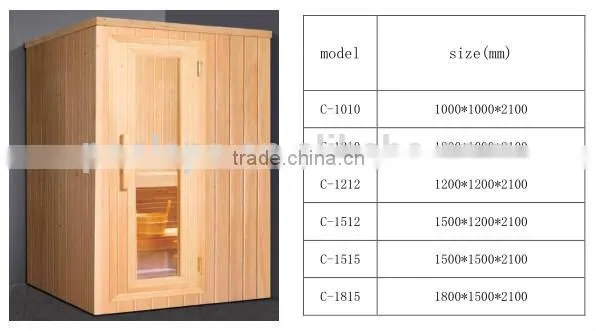 Red Cedar 6 person Sauna Dry Sauna Steam Room for Losing Weight