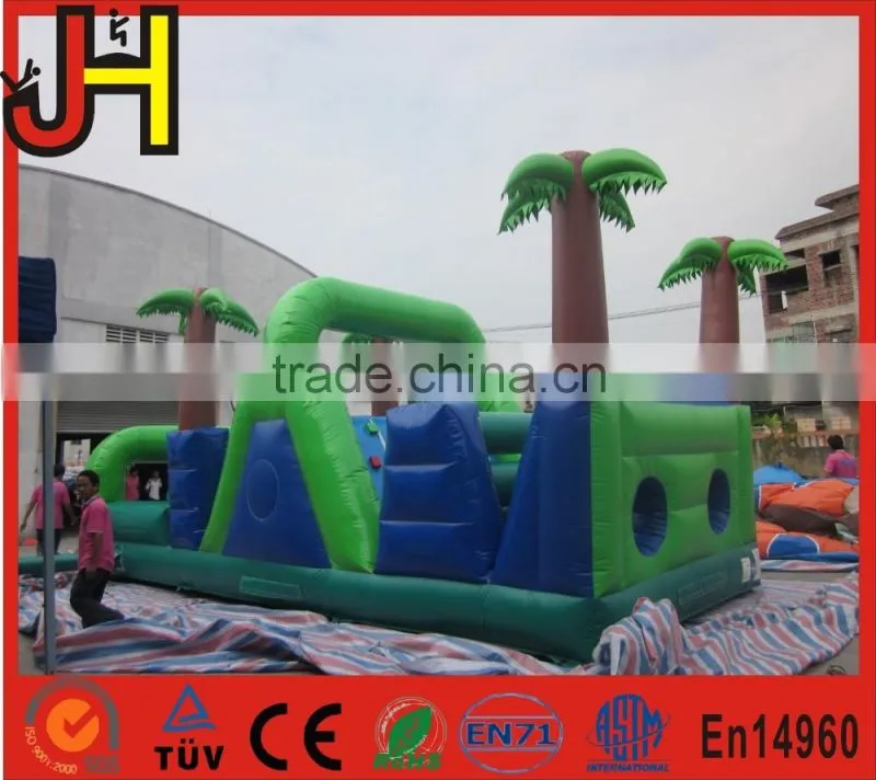 Outdoor activity inflatable obstacle slide for kids, inflatable obstacle course price