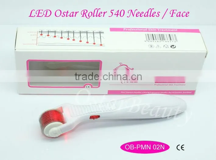 (OEM Service) 2013 Face Roller Red Light Therapy Micro Needle System OB-PMN 02