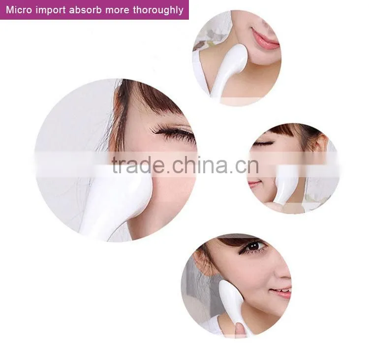 Home use ionic electric shock facial massager machine