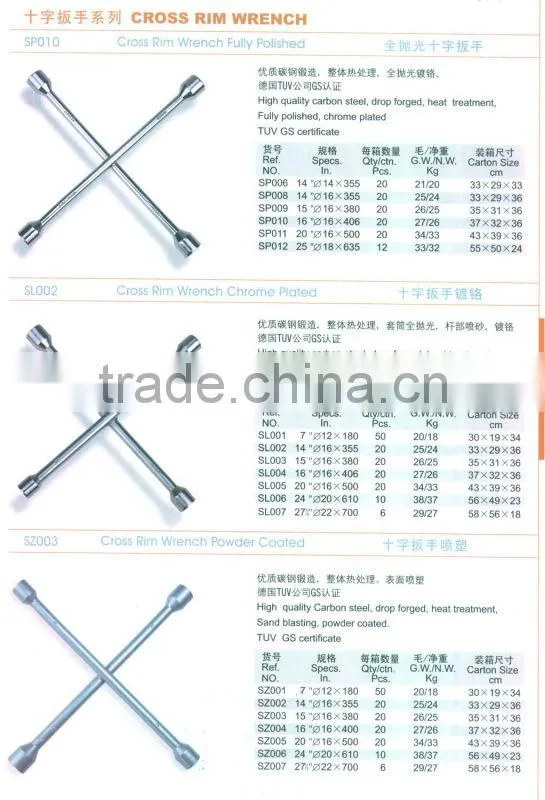 cross rim wrench