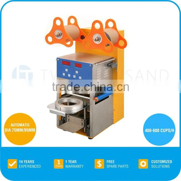 Manufacturer of CE Approved, 400~600 Cups/Hour, Yogurt Cup Filling Sealing Machine