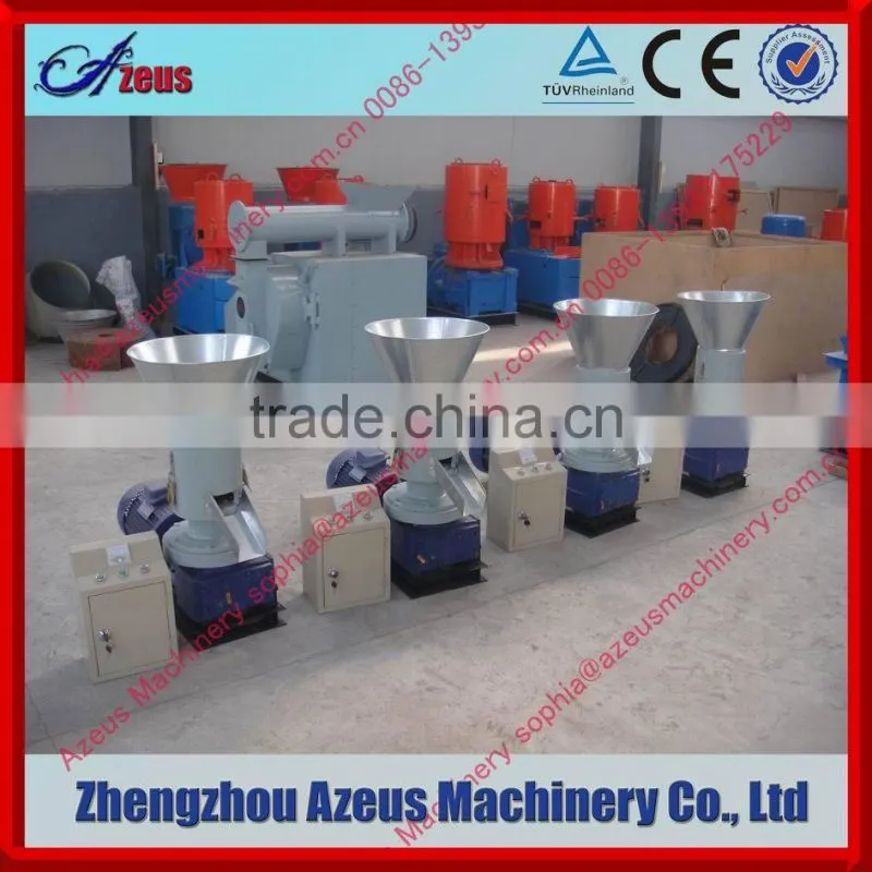 compress flat die palm kernel shell pellet machine