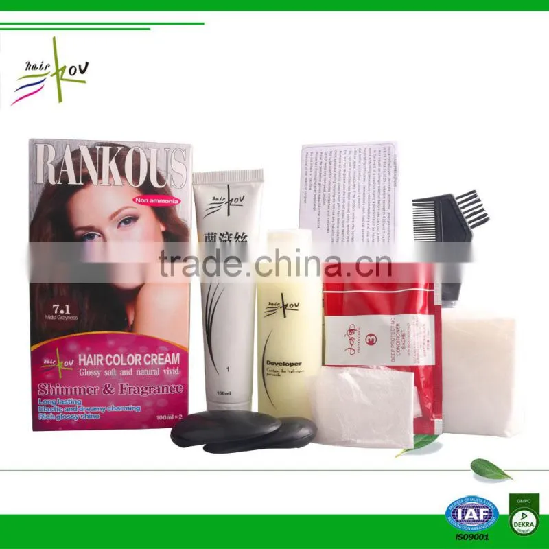 China wholesale hair dye hot sale harmless hair dye