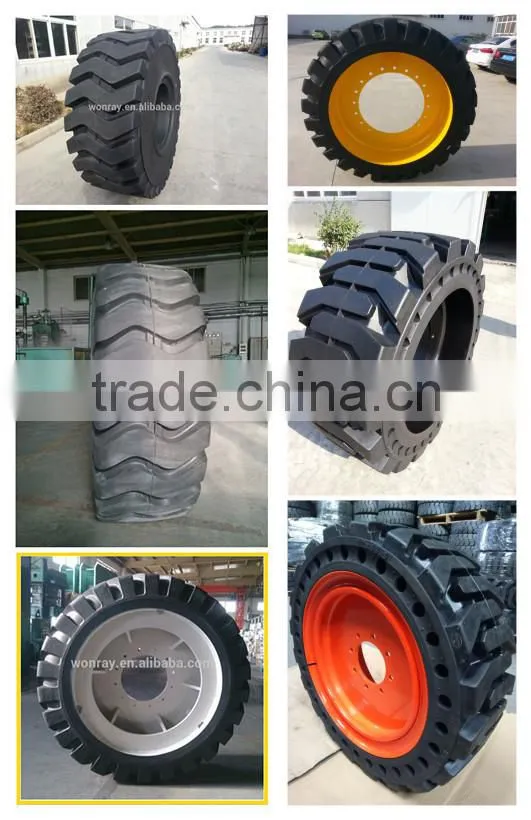 Superior quality16 inch solid rubber tires lowest price 20.5-25 solid tyres with long warranty