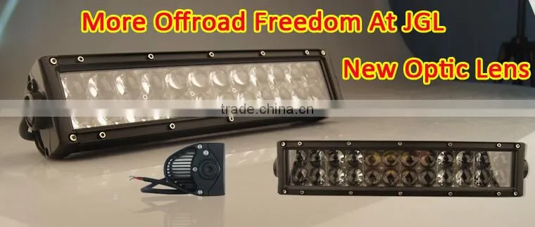 hot sale spot optic led light bar 4D lens offroad truck boat led light bar 2 row
