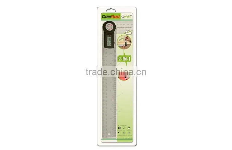 machinery hand tools stainless steel folding ruler digital angle protractor