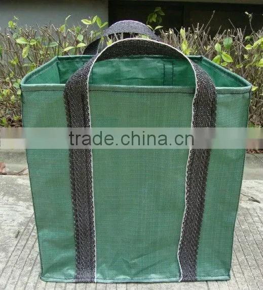 PP woven leaves yard garden waste bag container