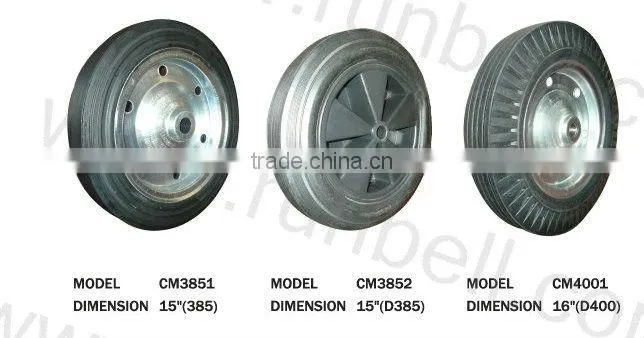 solid rubber cement mixer wheel