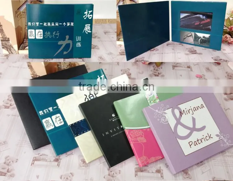 Hot sale 10" TFT screen lcd video greeting card