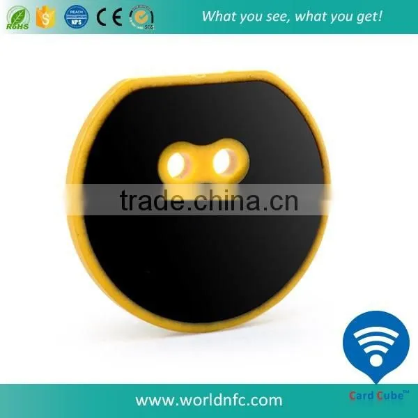 New Products Dual Color Washable 125khz/13.56mhz Laundry Tag