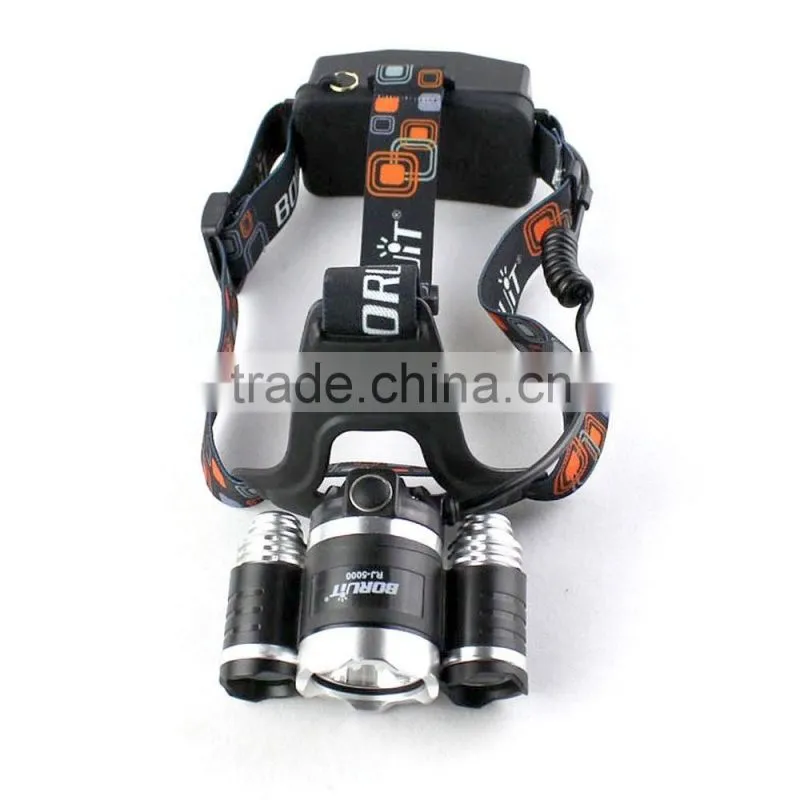 5000 Lumen waterproof Headlamp Super Bright Flashlight for Hunting, Camping, Night Fishing