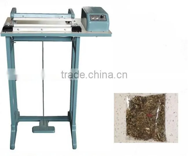 2017 Easy Operation Pedal Two Side Aluminum Foil Bags Sealing Machine