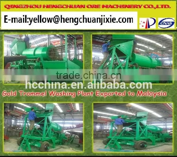 Mobile Gold Mining Trommel Machine for Sale