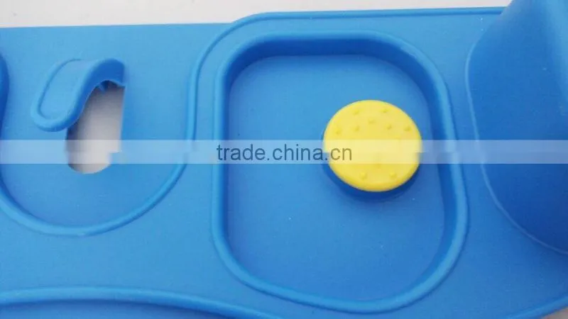 plastic besom and mop hook rack with glue and screw