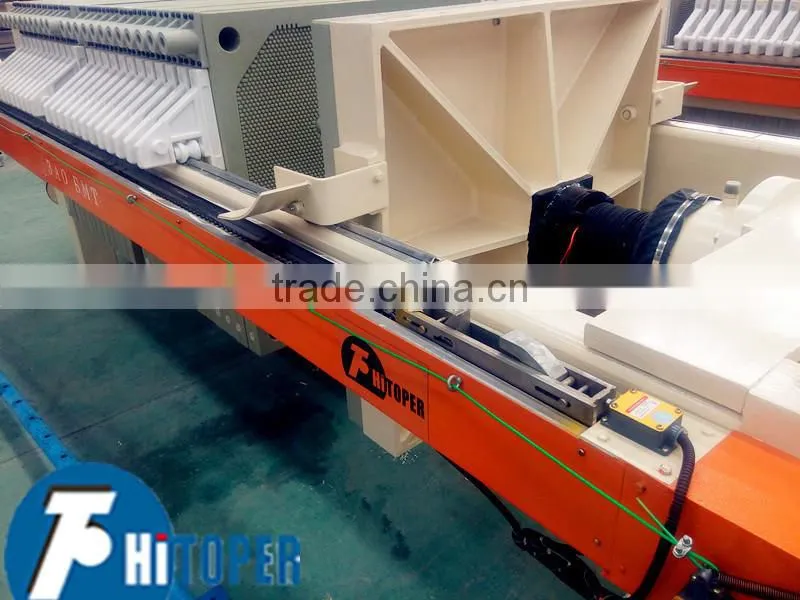 Membrane filter press used in silver water treatment process