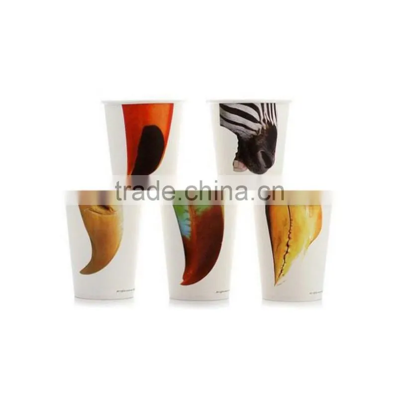 Promotional Customized Logo Disposable Paper Cups