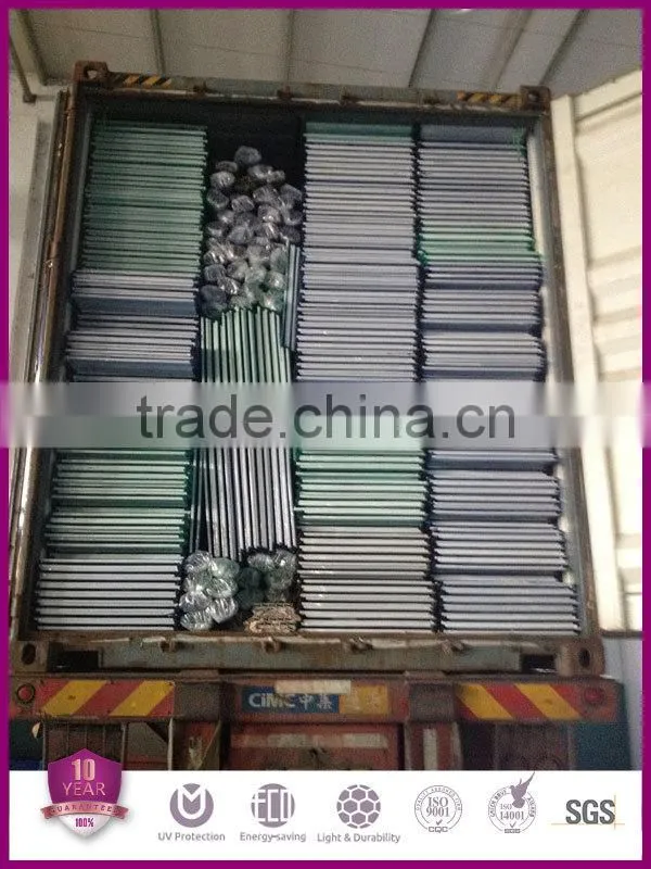 Brown Four Walls Polycarbonate Sheet with Clips 600mm