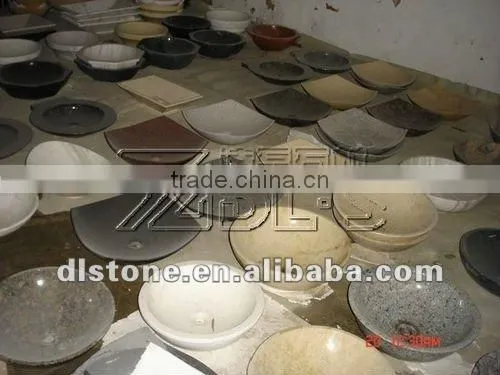 Good finishing dark emperador marble sink