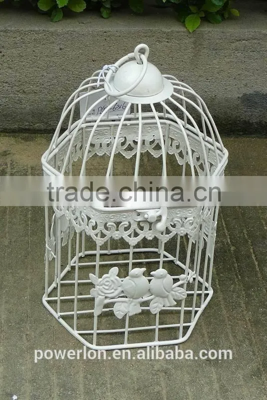 POWERLON Europe and America Classic style S/2 Bird Cage for Wedding Ivory white color