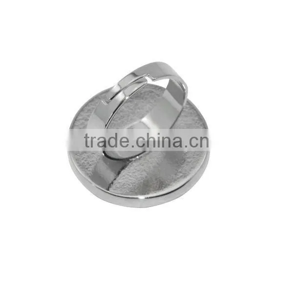Wholesale Latest Fashion Silver Color Custom Sublimation Stainless Steel Finger Ring
