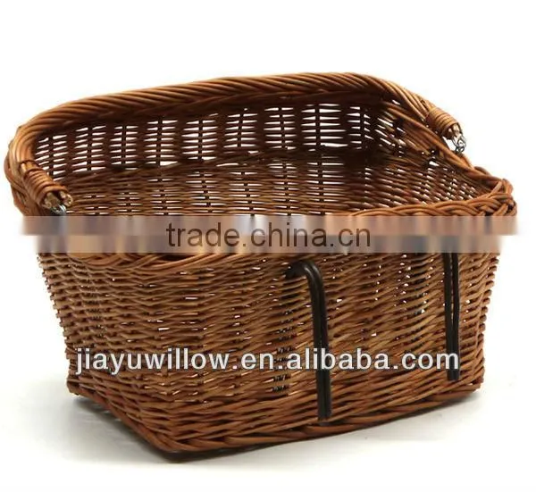 practical and durable bicycle basket wicker
