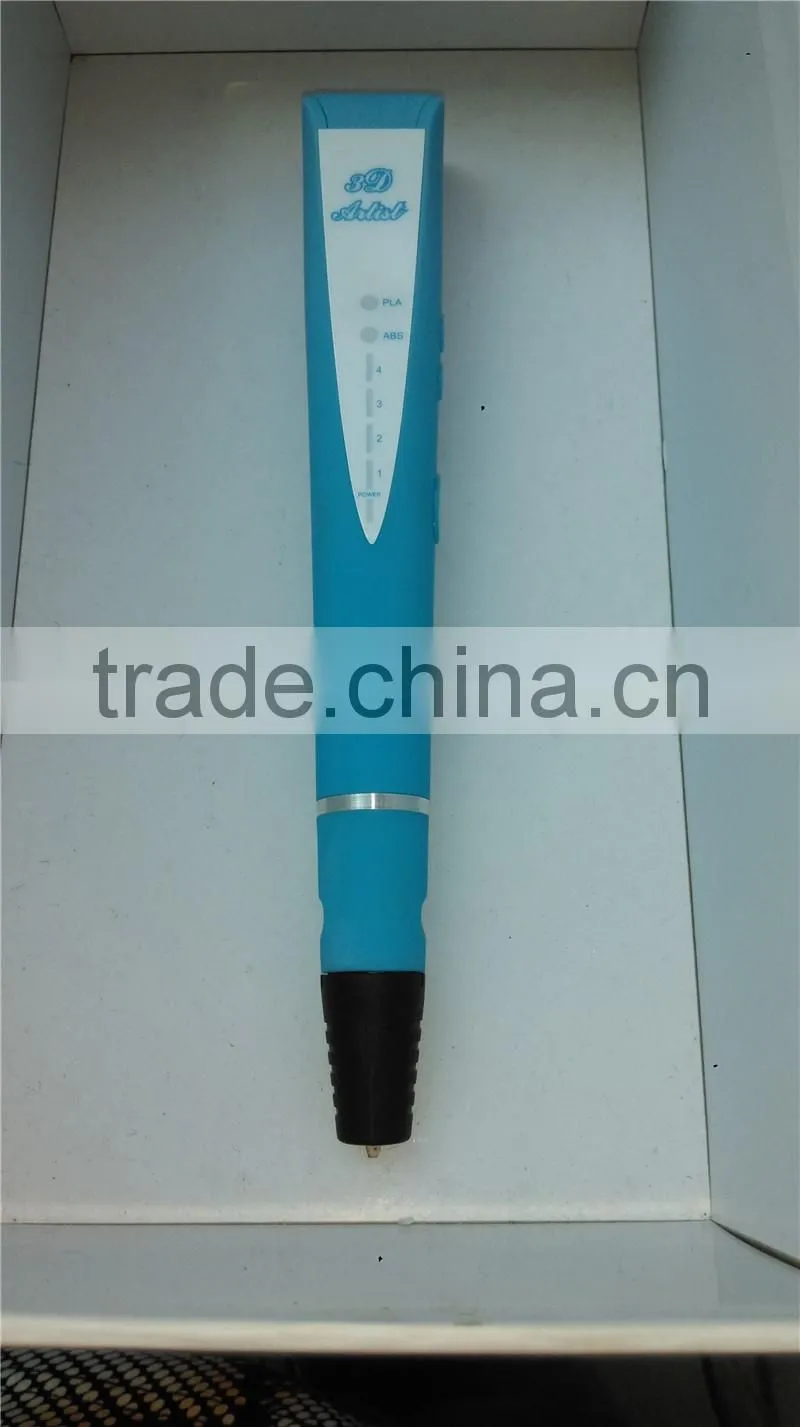 2016 New 3D Printer Pen with Led screen with 3color free filament Wholesale factory shopping online kids 3D Pen